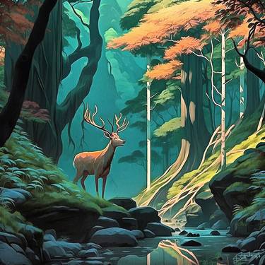 Forest-painting